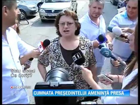 Cumnata președintelui amenință presa