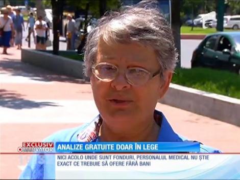 Analize gratuite doar în lege