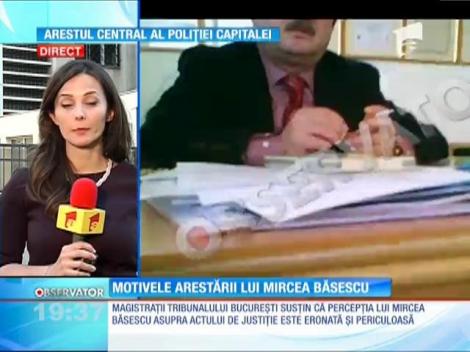Motivele arestării lui Mircea Băsescu