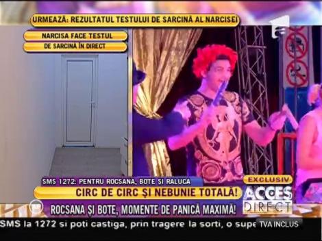 Rocsana Marcu, Răzvan Botezatu şi Raluca Dumitru, momente de panică maximă la circ