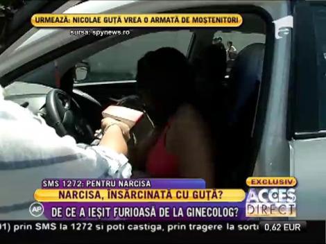 Narcisa, însărcinată cu Nicolae Guţă