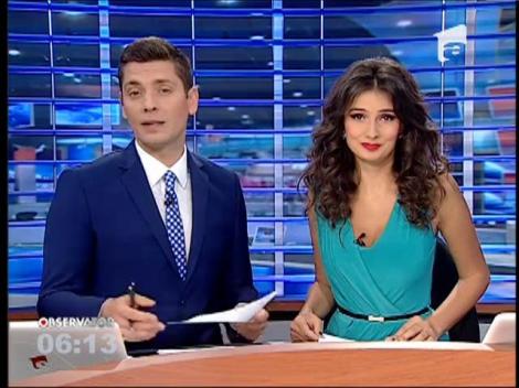 Pompierii din Iaşi au intervenit pentru scoterea unei bovinei dintr-un şanţ de doi metri