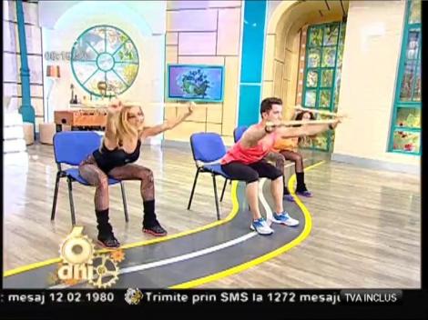 Corporatişti, ATENŢIE! Flavia şi Miruna vă învaţă cum să faceţi sport!