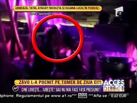 De ziua ei, Oana Zăvoranu i-a împărţit palme iubitului său