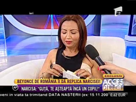 Beyonce de România îi dă replica Narcisei