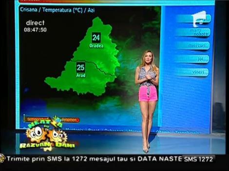 Vremea cu Flavia Mihăşan: "Pregătiţi-vă umbrelele. În curând, ploile se vor extinde în toată ţara"