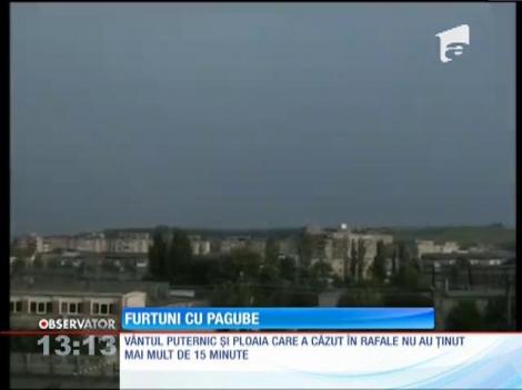Furtuni cu pagube la Galaţi