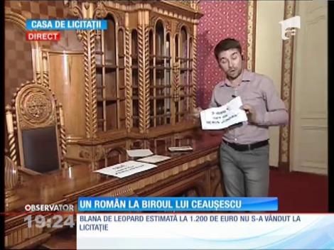 Biroul lui Ceauşescu a fost vândut cu 55.000 de euro!