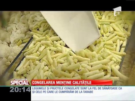 Legumele şi fructele congelate sunt la fel de sănătoase că cele proaspete