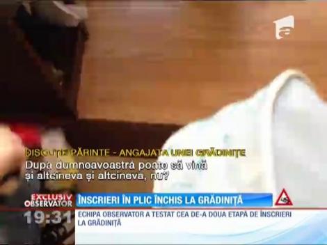 Înscrierile la grădiniţă se negociază ca la piaţă!