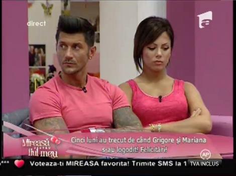 Cinci luni au trecut de când Grigore şi Mariana s-au logodit!