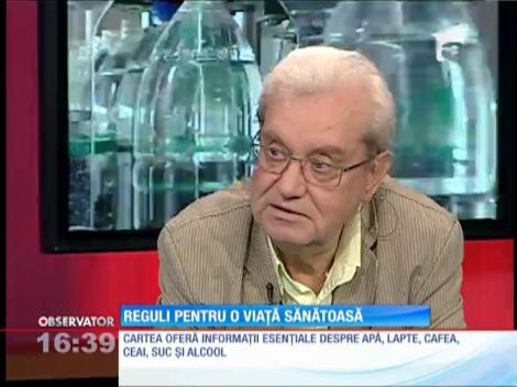 Profesorul Gheorghe Mencinicopschi lansează cartea "Crezi că ştii ce bei?"