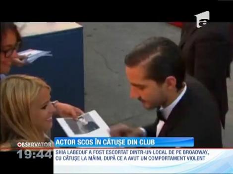 Actorul Shia LaBeouf, arestat pentru comportament violent