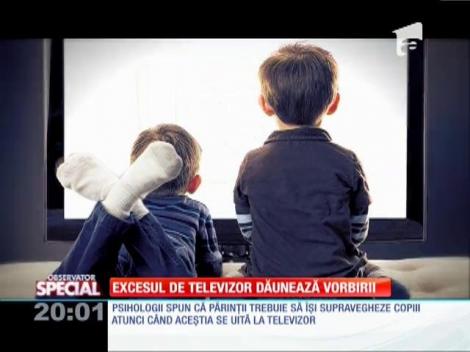 Special! Excesul de televizor dăunează vorbirii
