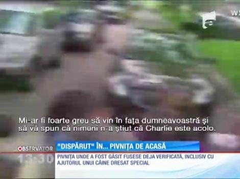 "Dispărut" în pivniţa casei