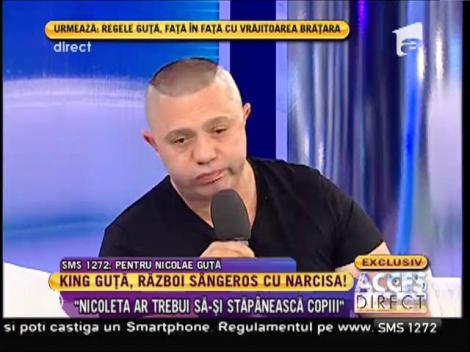 Nicolae Guţă: "Copiii sunt responsabilitatea mea"