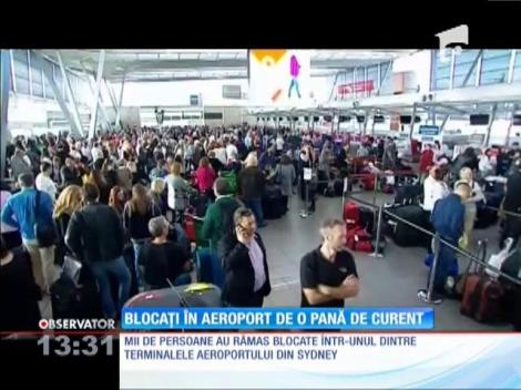 Blocaţi în aeroport de la o pană de curent