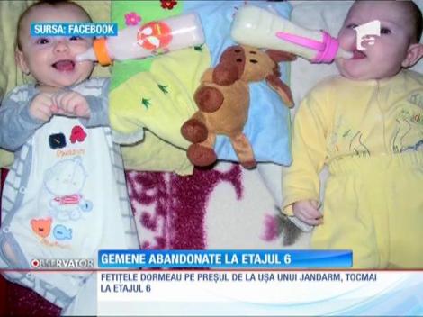 Gemene abandonate în scara unui bloc din Bucureşti