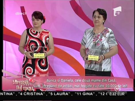 Aurica și Daniela, mai bogate cu căte 10.000 de lei