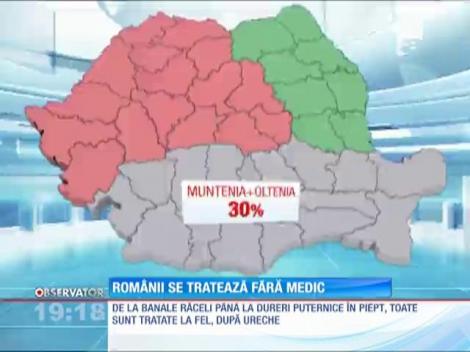 Românii se tratează fără medic