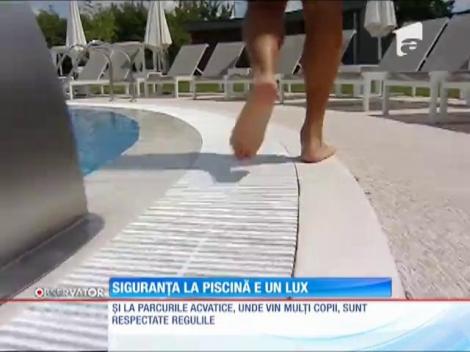 Siguranţa la piscină, un lux în România