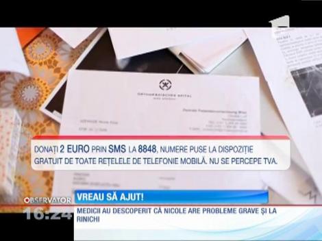 Vreau să ajut! Are 7 ani și de când avea 4 luni suferă de o afecțiune neurologică care o impiedică sa meargă