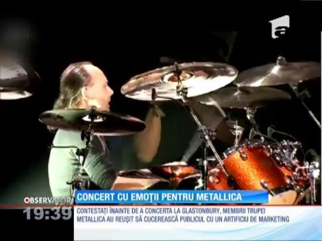 Concert cu emoții pentru membrii trupei Metallica