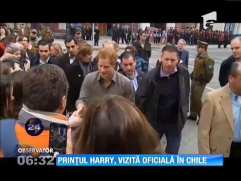 Prinţul Harry, vizită oficială în Chile