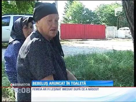 O tânără şi-a aruncat bebeluşul în toaletă