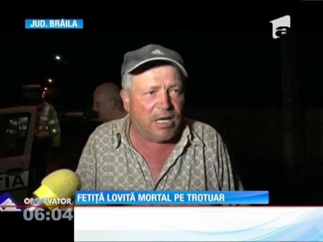 Brăila: O fată a fost spulberată de o maşină, condusă de un şofer băut.