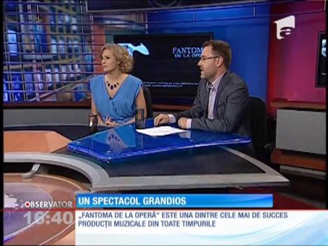 Mirela Boureanu Vaida recomandă: "Fantoma de la Operă", un spectacol grandios la Bucureşti