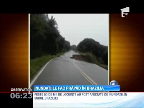 Inundaţii violente în Brazilia