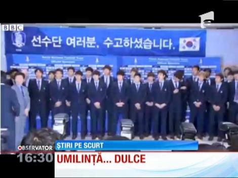 Umilinţă pentru echipa naţională a Coreei de Sud
