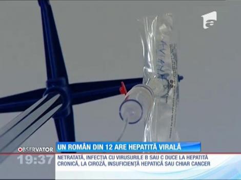 Un român din 12 are hepatită virală