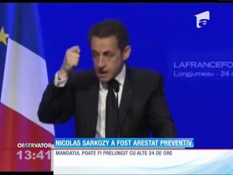 Nicolas Sarkozy a fost arestat preventiv