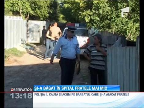 Un tânăr şi-a băgat în spital fratele mai mic