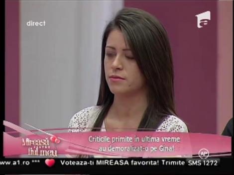 Pierderea şansei de a merge în vacanţă a demoralizat-o pe Gina!