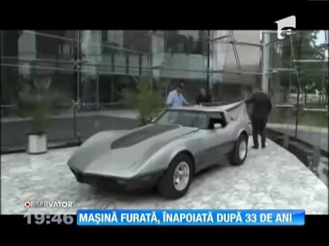 Maşină furată, înapoiată după 33 de ani