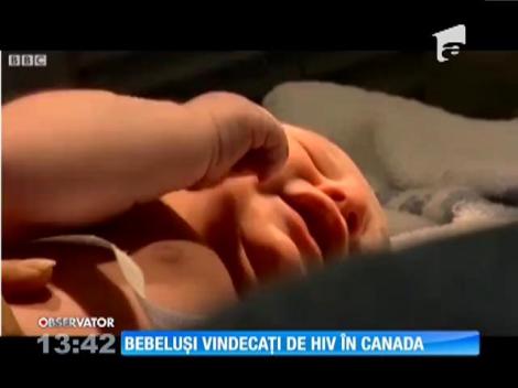 Bebeluşi vindecaţi de HIV în Canada