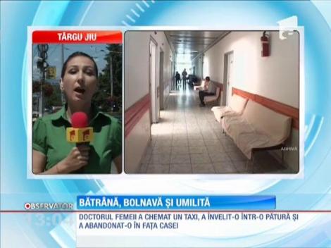 O femeie paralizată a fost aruncată din spital