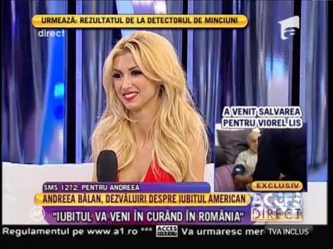 Andreea Bălan: "Iubitul meu a fost în război"