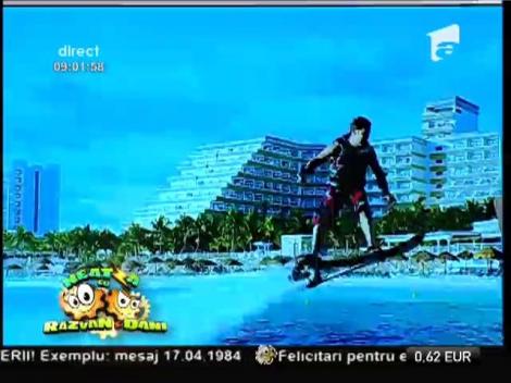 Fyboard-ul, cea mai nouă distracţie pe apă