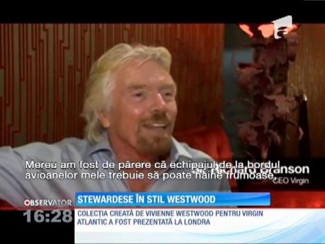 Stewardese în stil Vivienne Westwood