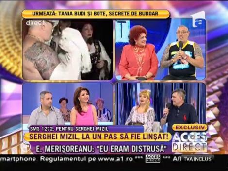 Serghei Mizil, filmul incidentului cu publicul