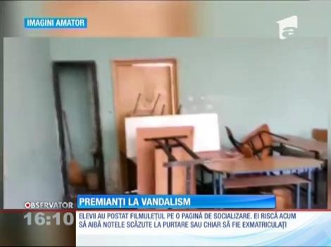 Clasă vandalizată de elevi