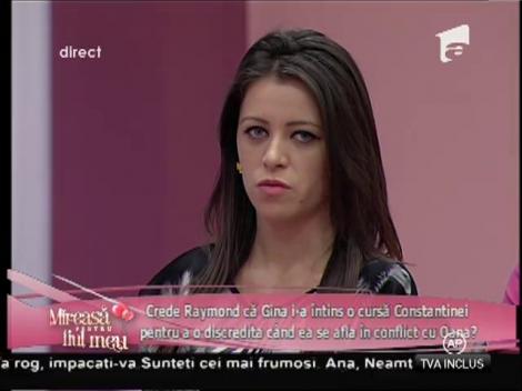 Raymond, satisfăcut de mesajele negative primite de Gina la radio