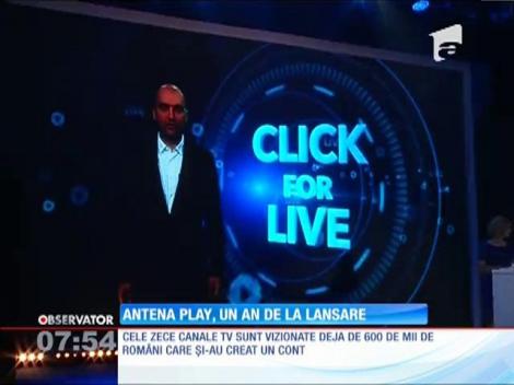 Antena Play a împlinit un an de la lansare