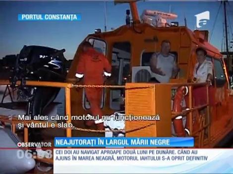 Doi turişti germani au rămaşi blocaţi cu iahtul în largul Mării Negre