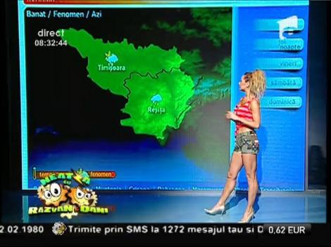 Vremea cu Flavia Mihăşan: Ploile se întorc. Instabilitatea termică este accentuată!