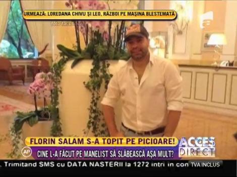 Florin Salam a scăpat de kilogramele în plus